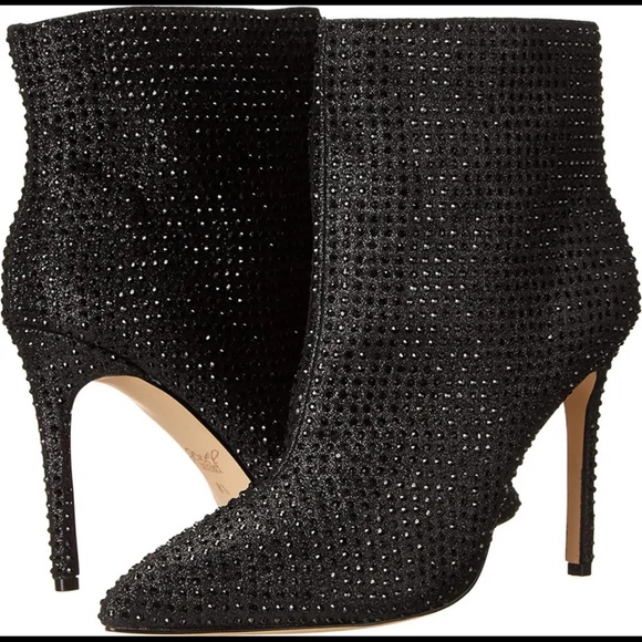 BADGLEY MISCHKA Jewel Embellished Ankle Booties - Picture 2 of 8